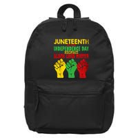 Juneteenth Is My Independence Day Free ish since 1865 16 in Basic Backpack