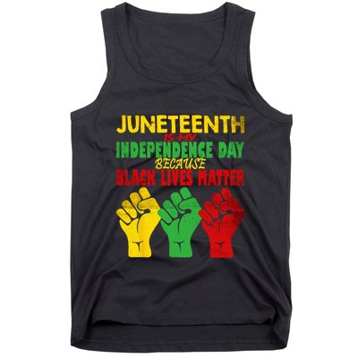 Juneteenth Is My Independence Day Free ish since 1865 Tank Top