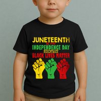 Juneteenth Is My Independence Day Free ish since 1865 Toddler T-Shirt