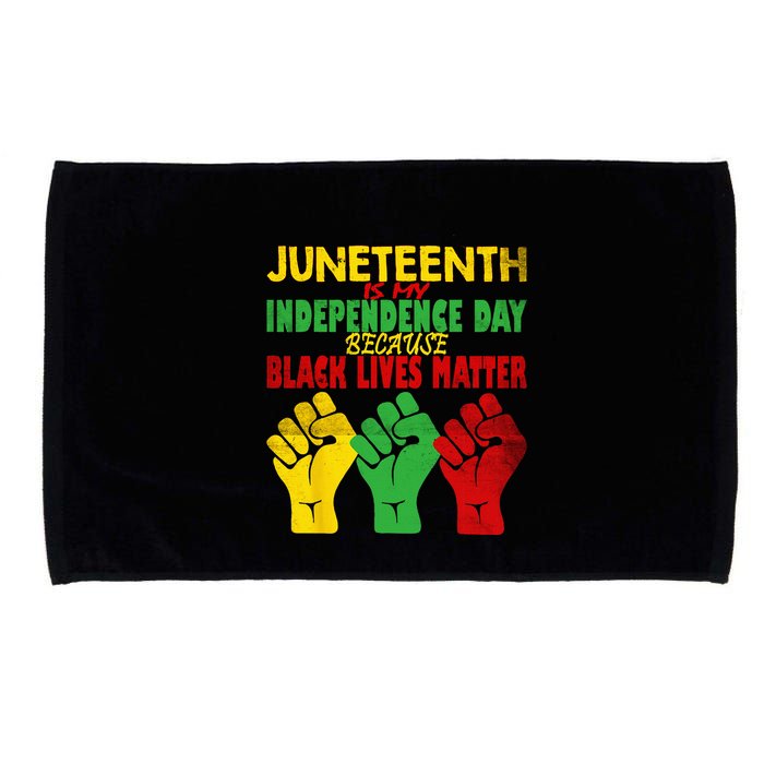 Juneteenth Is My Independence Day Free ish since 1865 Microfiber Hand Towel