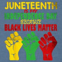 Juneteenth Is My Independence Day Free ish since 1865 Garment-Dyed Sweatshirt