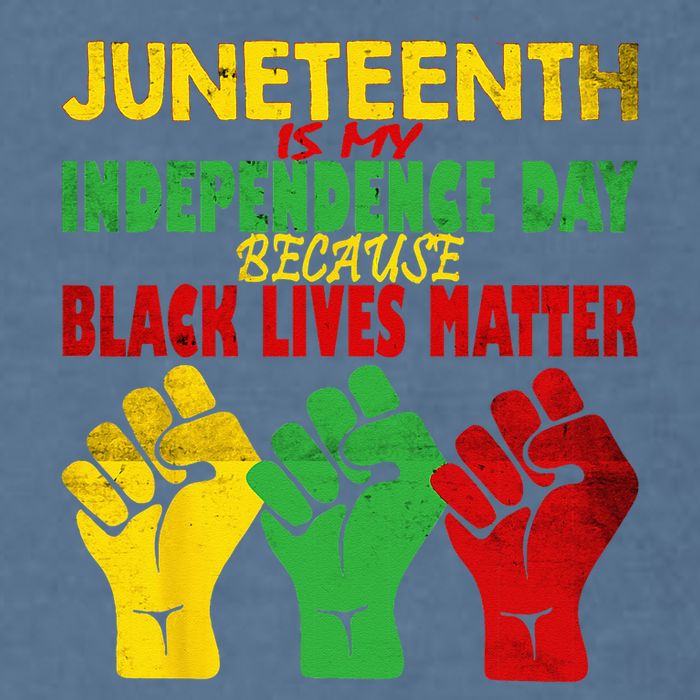 Juneteenth Is My Independence Day Free ish since 1865 Garment-Dyed Sweatshirt