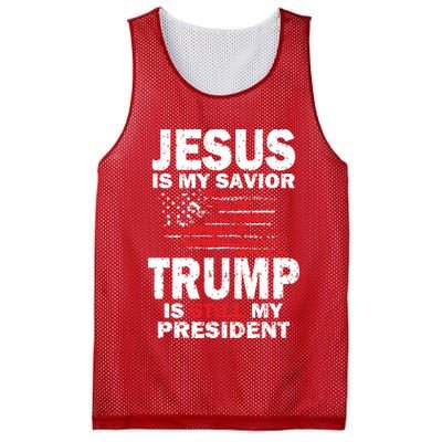 Jesus Is My Savior Trump Is Still My President Mesh Reversible Basketball Jersey Tank