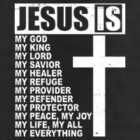 Jesus Is My Everything Christianity Cross 25L Jumbo Tote
