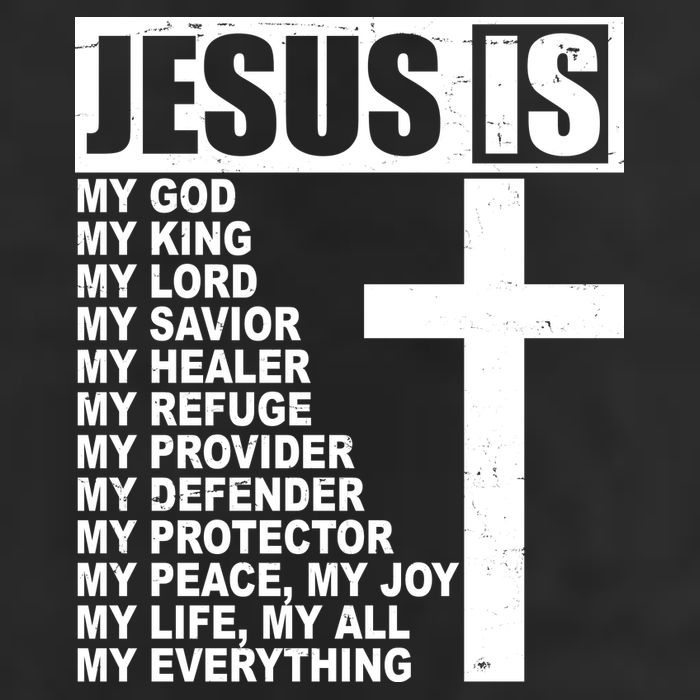Jesus Is My Everything Christianity Cross 25L Jumbo Tote