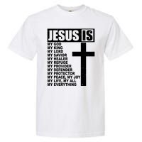 Jesus Is My Everything Christianity Cross Garment-Dyed Heavyweight T-Shirt