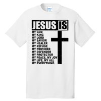 Jesus Is My Everything Christianity Cross Tall T-Shirt