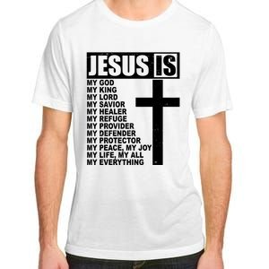 Jesus Is My Everything Christianity Cross Adult ChromaSoft Performance T-Shirt