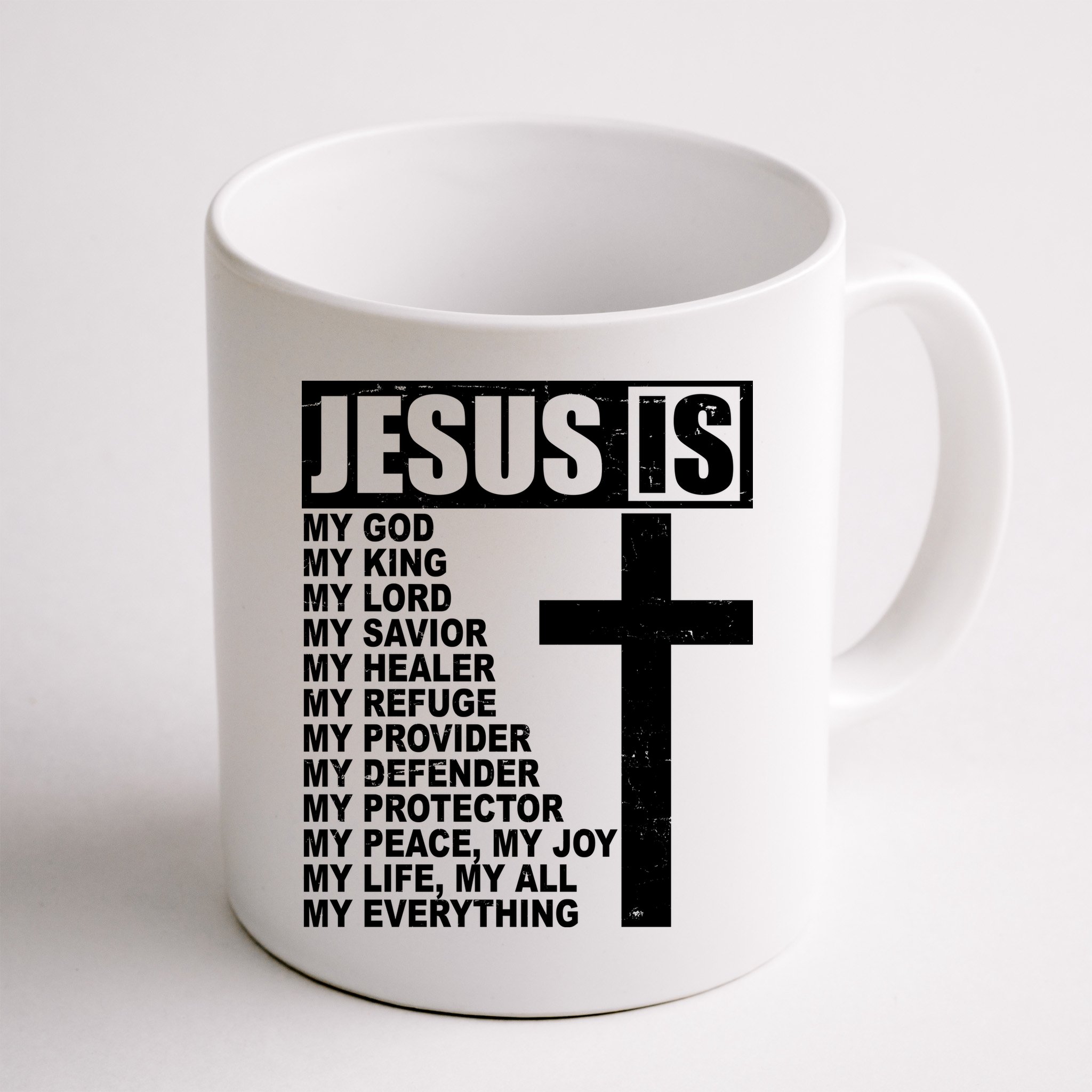 Jesus Is My Everything Christianity Cross Mug