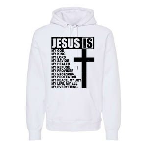 Jesus Is My Everything Christianity Cross Premium Hoodie