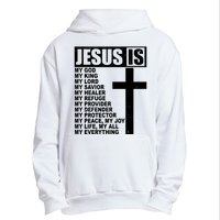 Jesus Is My Everything Christianity Cross Urban Pullover Hoodie