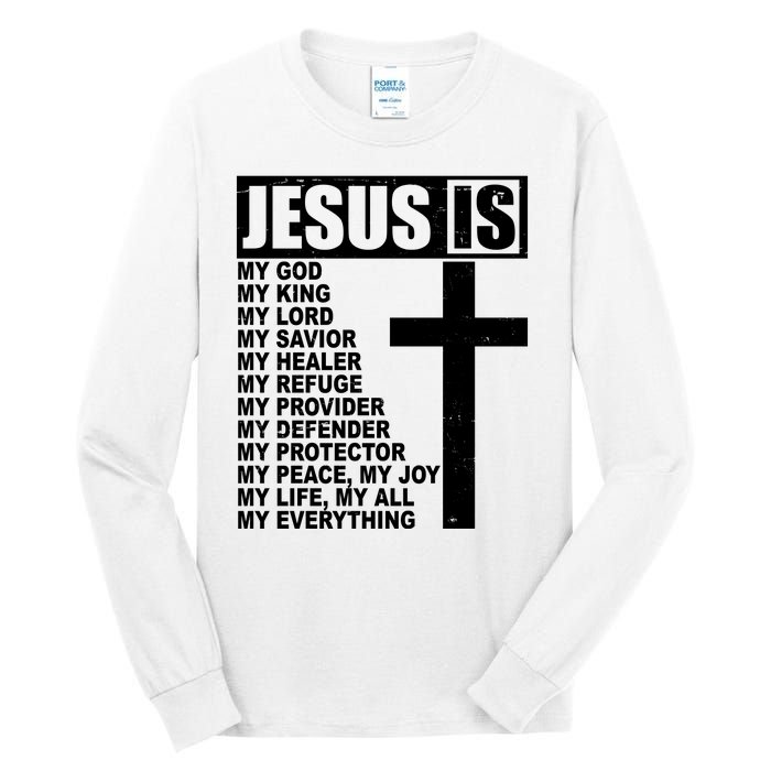 Jesus Is My Everything Christianity Cross Tall Long Sleeve T-Shirt