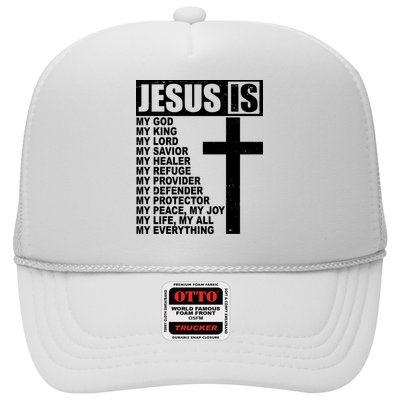 Jesus Is My Everything Christianity Cross Trucker Hat