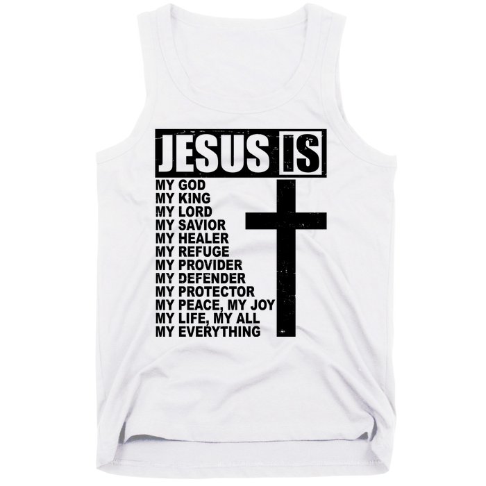 Jesus Is My Everything Christianity Cross Tank Top