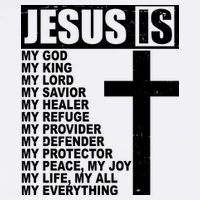 Jesus Is My Everything Christianity Cross Golf Towel