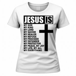 Jesus Is My Everything Christianity Cross Women's T-Shirt