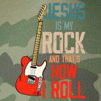 Jesus Is My Rock And That Is How I Roll Christian Legacy Tie Dye Trucker Hat