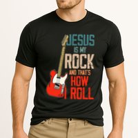 Jesus Is My Rock And That Is How I Roll Christian Performance Shirt