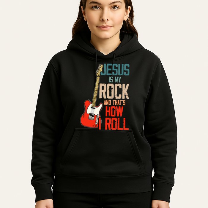 Jesus Is My Rock And That Is How I Roll Christian Hoodie