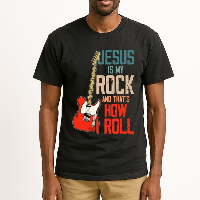 Jesus Is My Rock And That Is How I Roll Christian Tall T-Shirt