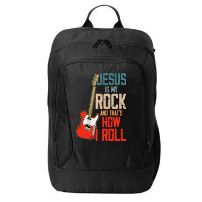 Jesus Is My Rock And That Is How I Roll Christian City Backpack