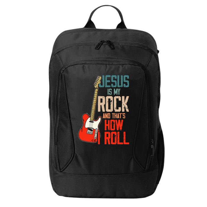 Jesus Is My Rock And That Is How I Roll Christian City Backpack