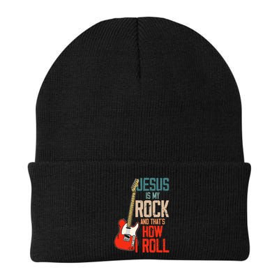Jesus Is My Rock And That Is How I Roll Christian Beanie
