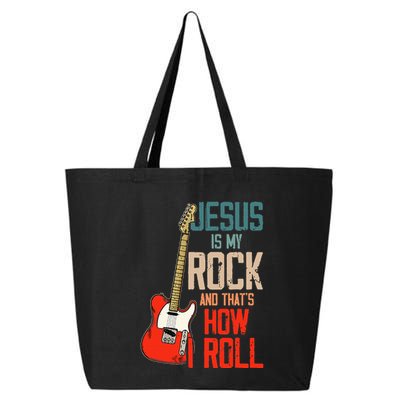 Jesus Is My Rock And That Is How I Roll Christian 25L Jumbo Tote