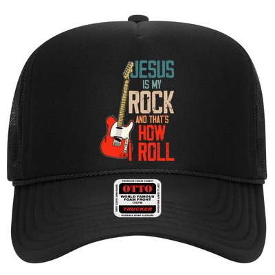 Jesus Is My Rock And That Is How I Roll Christian Hat