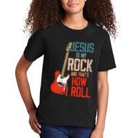 Jesus Is My Rock And That Is How I Roll Christian Kids T-Shirt