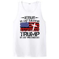 Jesus Is My Savior Trump Is My President Trump 2024 PosiCharge Competitor Tank