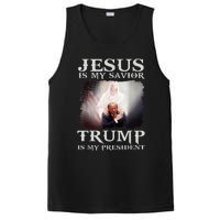 Jesus Is My Savior Trump Is My President PosiCharge Competitor Tank