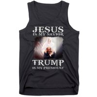 Jesus Is My Savior Trump Is My President Tank Top