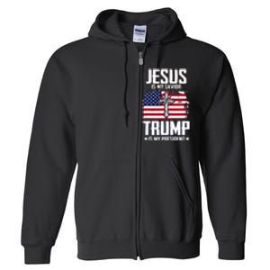 Jesus Is My Savior Trump Is My President Full Zip Hoodie