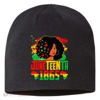 Juneteenth Is My Independence Day Afro Melanin Black Sustainable Beanie