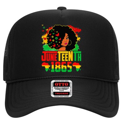 Juneteenth Is My Independence Day Afro Melanin Black Trucker Hat