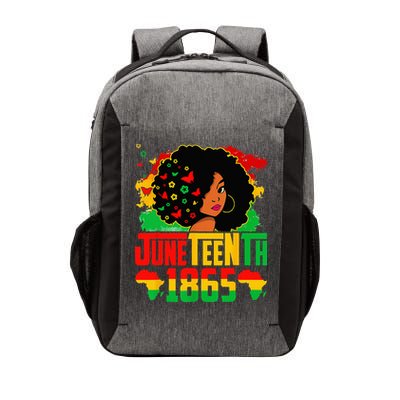Juneteenth Is My Independence Day Afro Melanin Black Vector Backpack