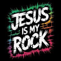 Jesus Is My Rock Biblical Christian Faith Impact Tech Backpack