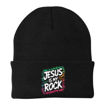 Jesus Is My Rock Biblical Christian Faith Beanie