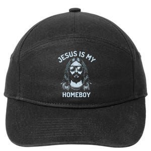 Jesus Is My Homeboy Funny Christian 7-Panel Snapback Hat