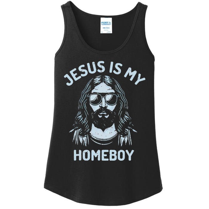 Jesus Is My Homeboy Funny Christian Ladies Essential Tank