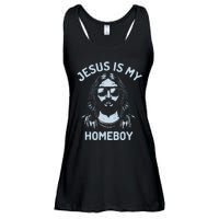 Jesus Is My Homeboy Funny Christian Ladies Essential Flowy Tank