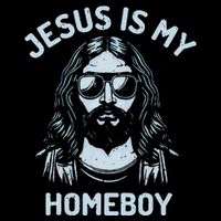 Jesus Is My Homeboy Funny Christian Mesh Reversible Basketball Jersey Tank
