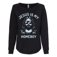 Jesus Is My Homeboy Funny Christian Womens California Wash Sweatshirt