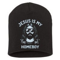 Jesus Is My Homeboy Funny Christian Short Acrylic Beanie