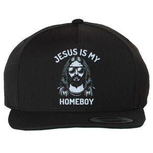 Jesus Is My Homeboy Funny Christian Wool Snapback Cap