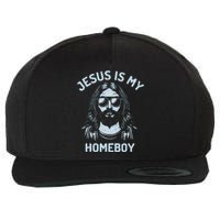 Jesus Is My Homeboy Funny Christian Wool Snapback Cap