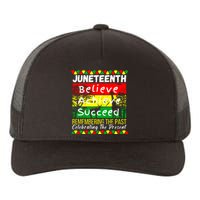 Juneteenth Is My Independence Day Black Pride Melanin Yupoong Adult 5-Panel Trucker Hat