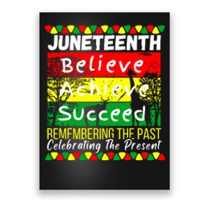 Juneteenth Is My Independence Day Black Pride Melanin Poster