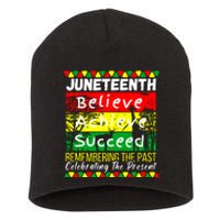 Juneteenth Is My Independence Day Black Pride Melanin Short Acrylic Beanie